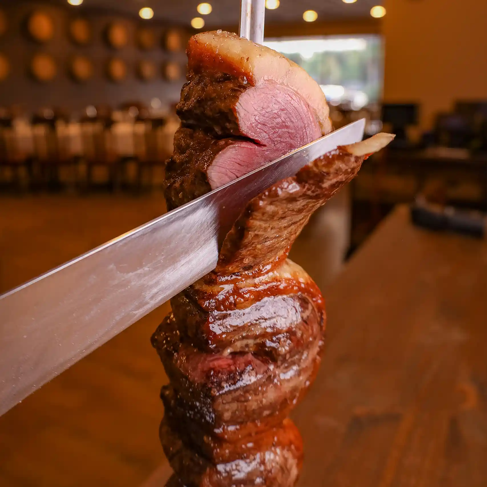 Adega Gaucha signature dishes Picanha (Top Sirloin)Churrasco Combo Lamb Chops